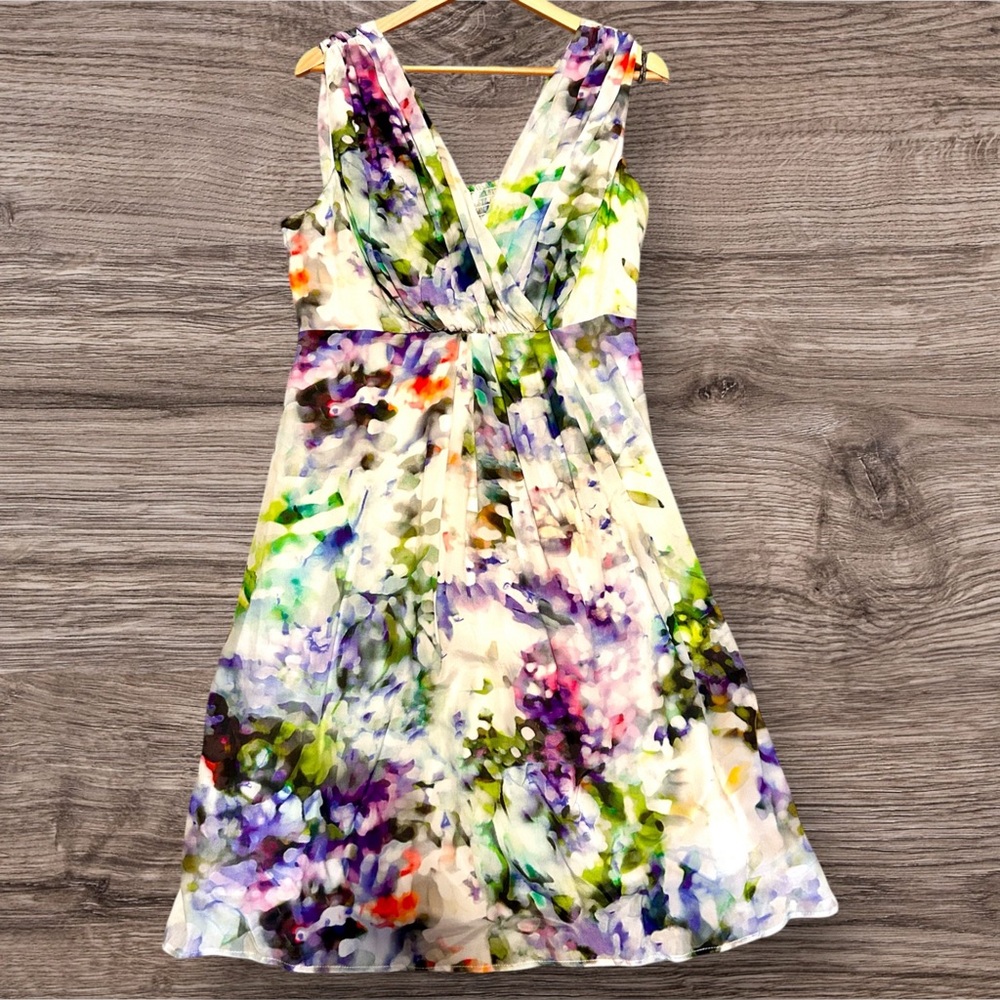 Seraphine Luxe Silk Floral Maternity Dress - 10